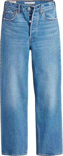 Levi's Ribcage Straight Ankle Length Jeans - Dance Around/Blue