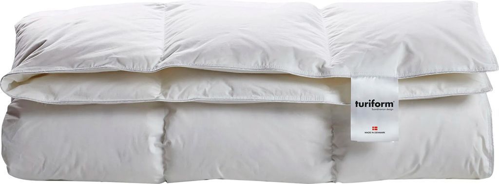 Turiform Helårsdyne - B 140 x L 200 cm - 60% andedun / 40% andefjer - Bæreevne: 500 CUIN