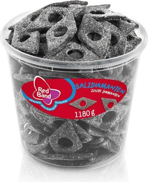 Red Band Salt Diamonds Liquorice 1180g 100st