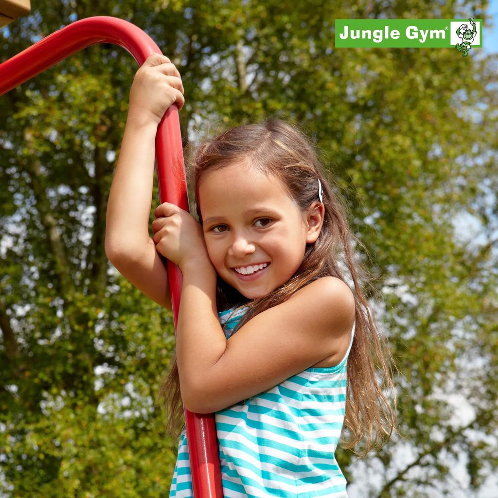 Jungle Gym Brandmandsstang - L 280 cm - Rød