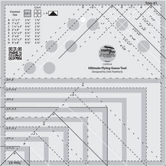Patchworklineal - Ultimate Flying Geese Tool