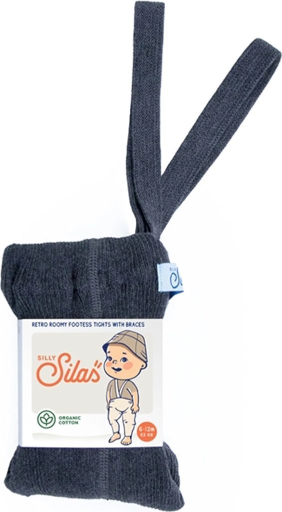 silly silas roomy footless dark grey blend