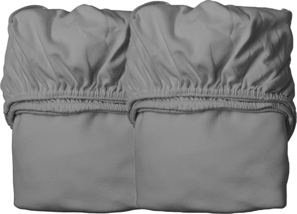 lagen fra leander - babyseng - organic cool grey (2-pak)