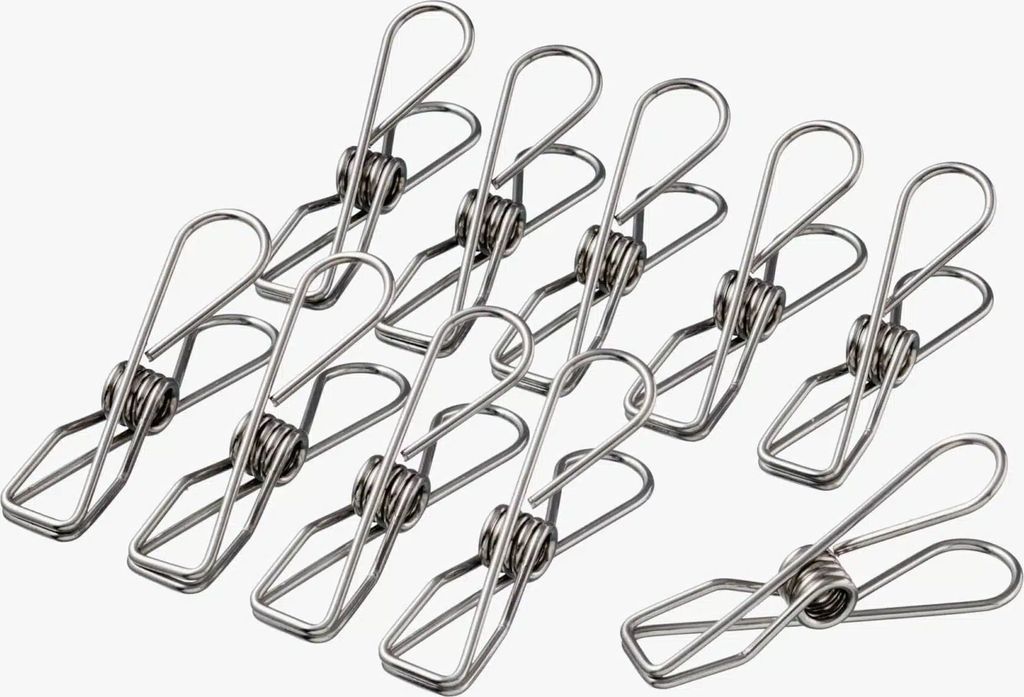 Pulito Clothespin Stainless Steel 10-pack