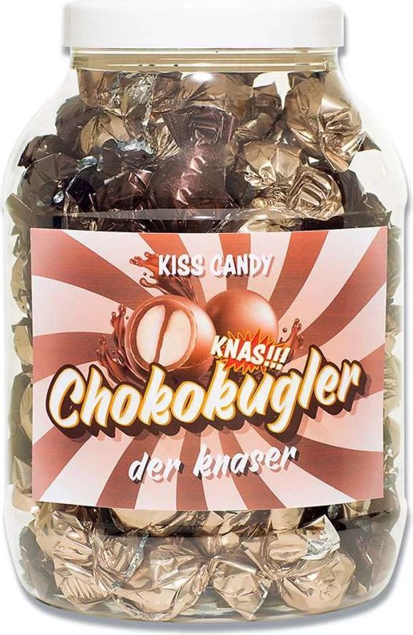 Kiss Candy Chokokugler Vanilleknas 6 Brun/champagne
