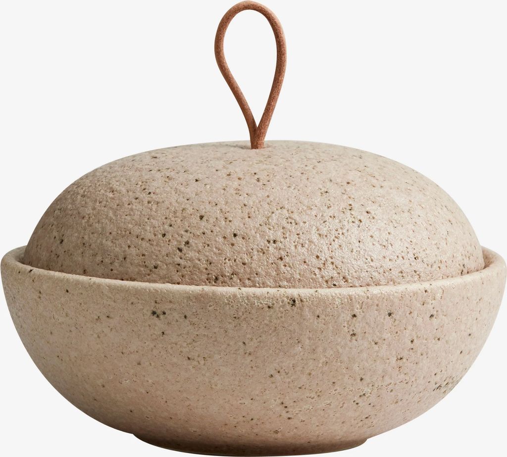 Nordal Sandy Storage Krukke Large H7 x D15 cm Opbevaringsboks