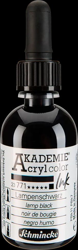 Schmincke Akademie Acrylcolor Ink 50ml lampenschwarz