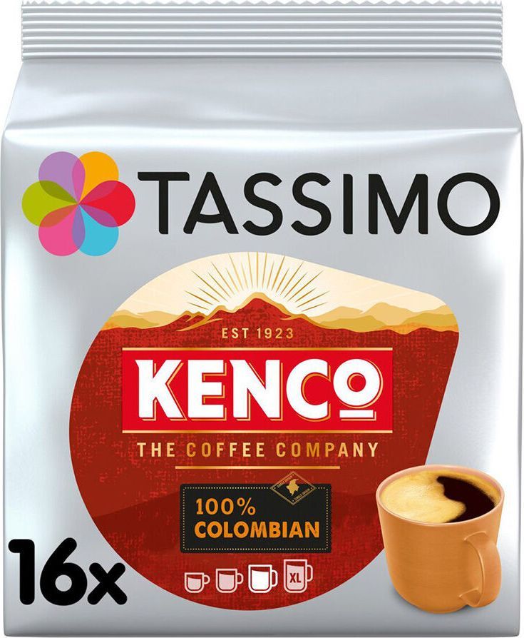 Tassimo Kenco Pure Colombian 136g 16stk
