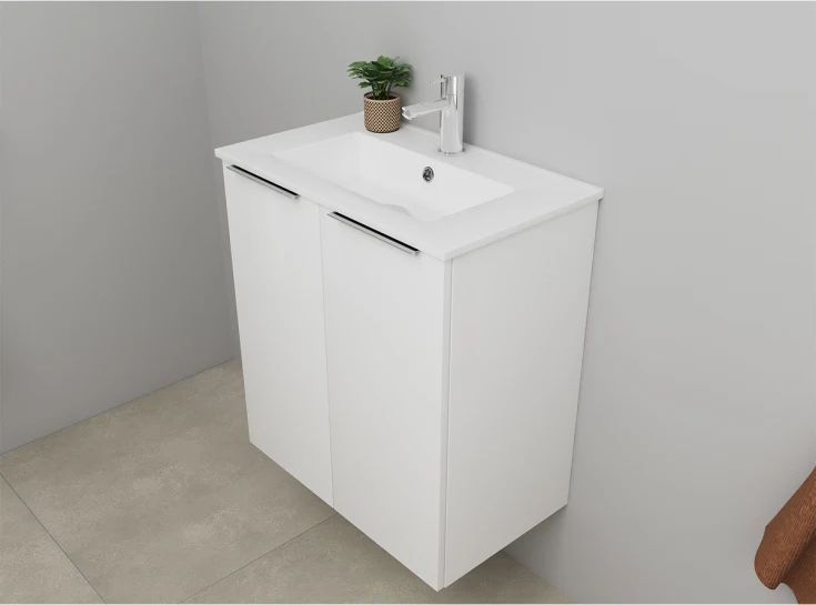 sanibell online møbelpakke, usamlet, 81x36 cm, mat hvid
