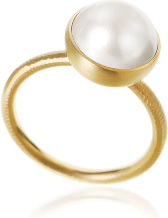 Dulong Pacific Ring Stor Med Ferskvandsperle