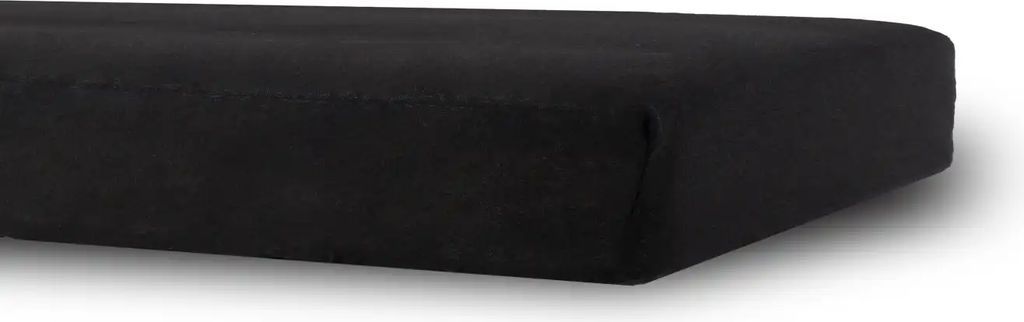 Lagen til barnevogn - 36x98 cm - Sort jerseylagen - IN Style - Faconlagen til barnevognsmadras