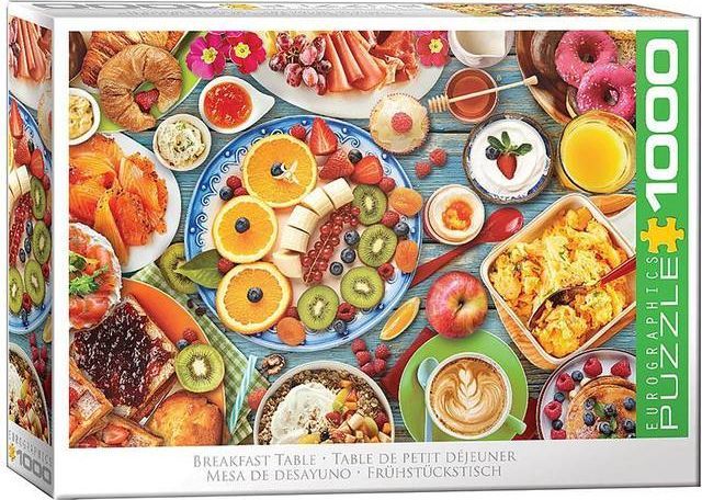 Eurographics Breakfast Table 1000 Pieces