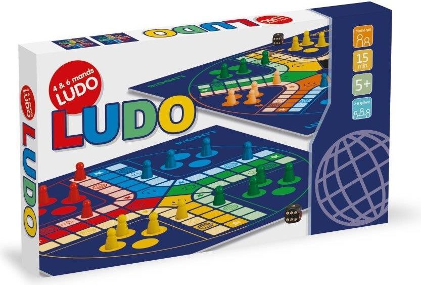 Ludo spil til 4 eller 6 personer