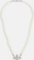 mini bas relief unisex - halskæder - cream/silver-coloured