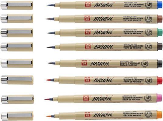 Sakura Pigma Brush - valgfri farve