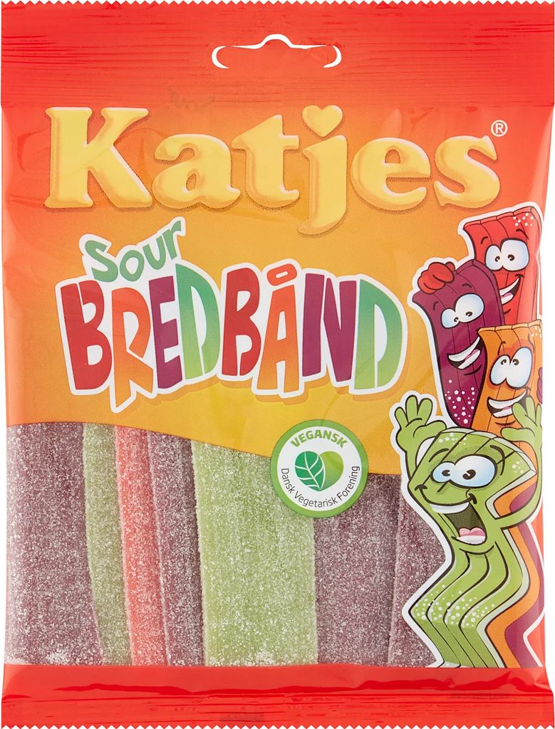 Katjes Sour Bredbånd 24x100g