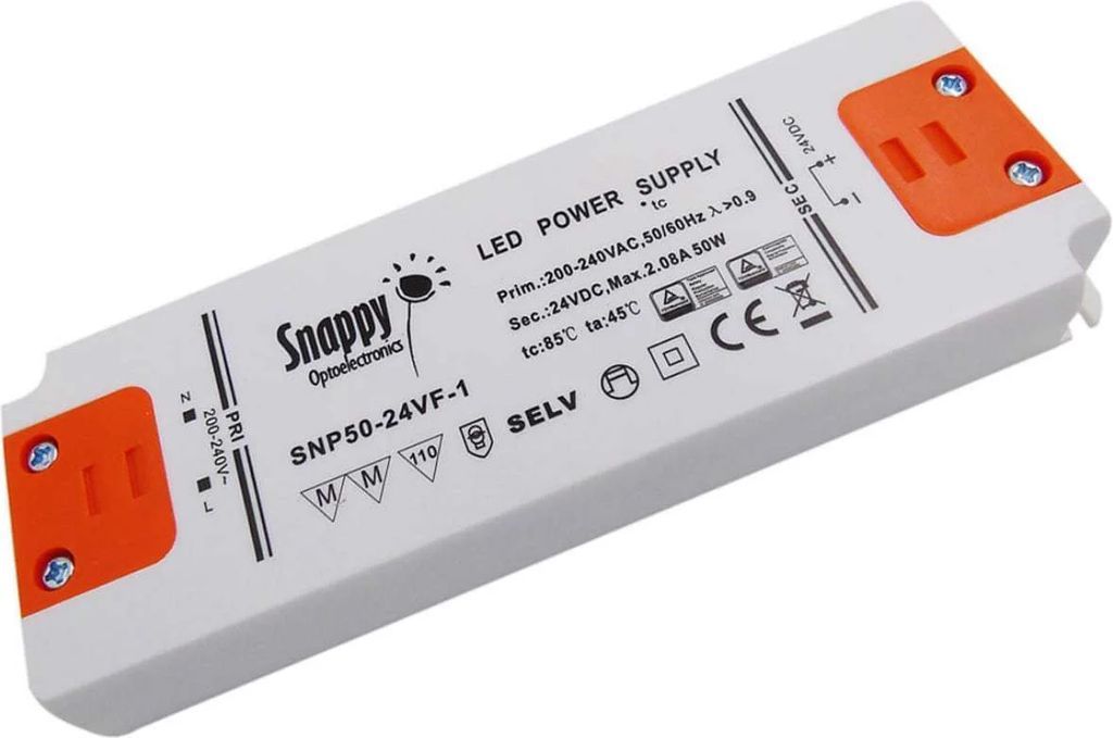 Kvalitets LED Driver 24VDC for LED skinner og LED bånd