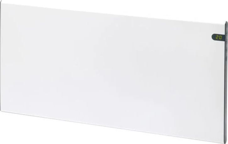 Glamox H30 El-radiator med termostat 1000W/230V, hvid, 15 m²