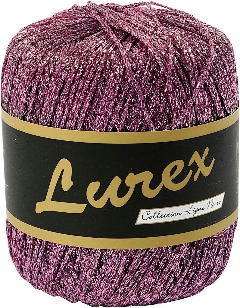 Lammy Lurex, 12 Lys Lilla, Effektgarn, fra Lammy