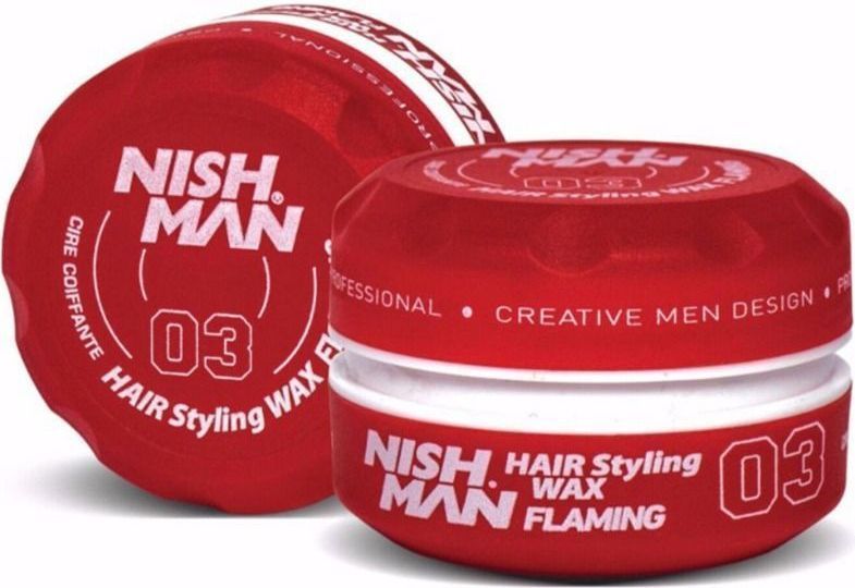 Nishman Hair Styling Wax No.03 Flaming