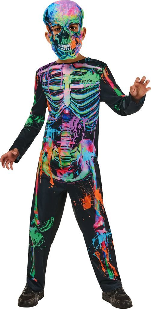Rubies Graffiti Skeleton Børne Heldragt SKELET 3-4Y