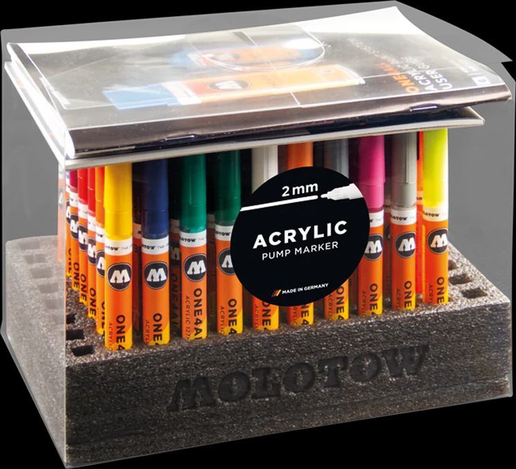 Molotow ONE4ALL 127HS Display 70 Set Complete
