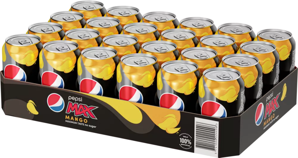 Pepsi Max Mango - pantfri - 24 x 0,33 L