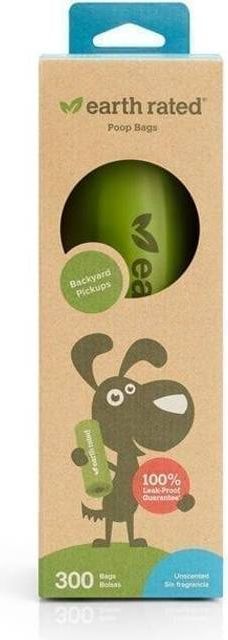 Earth Rated Bags on a Large Single Roll Unscented 300pcs