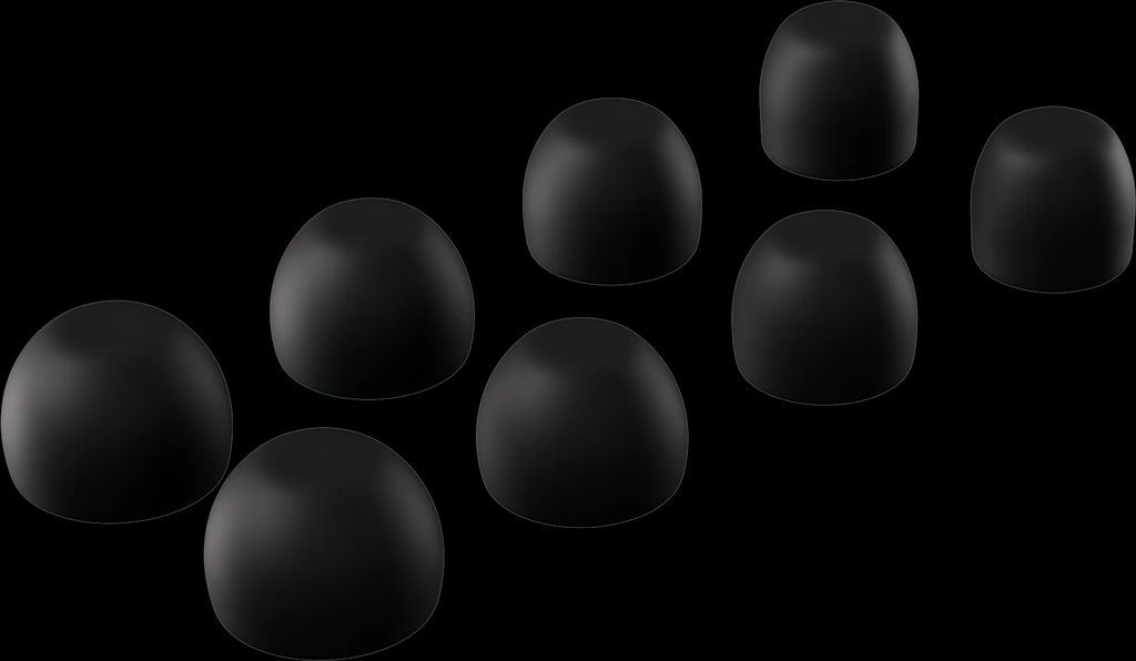 Loop Earplugs Quiet 2 Ear Tips Black