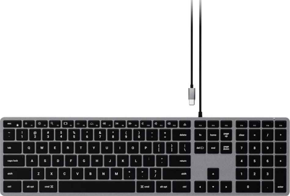 Satechi Slim W3 Wired Backlit Keyboard (Nordic)