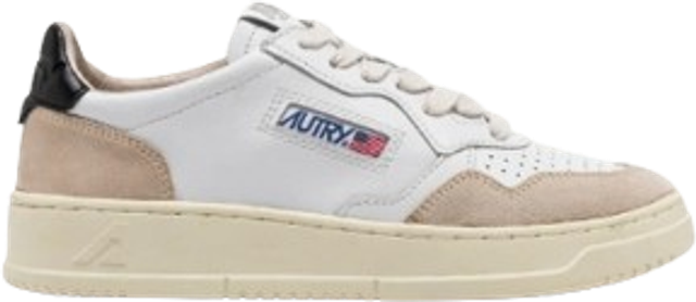 Autry Medalist Low W - White/Black