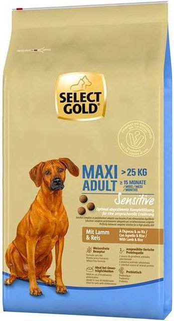 SELECT GOLD Adult Sensitive Maxi vandbøffel & tapioka