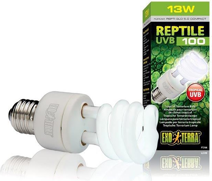 Exo Terra Reptiles UVB100 Compact 13W