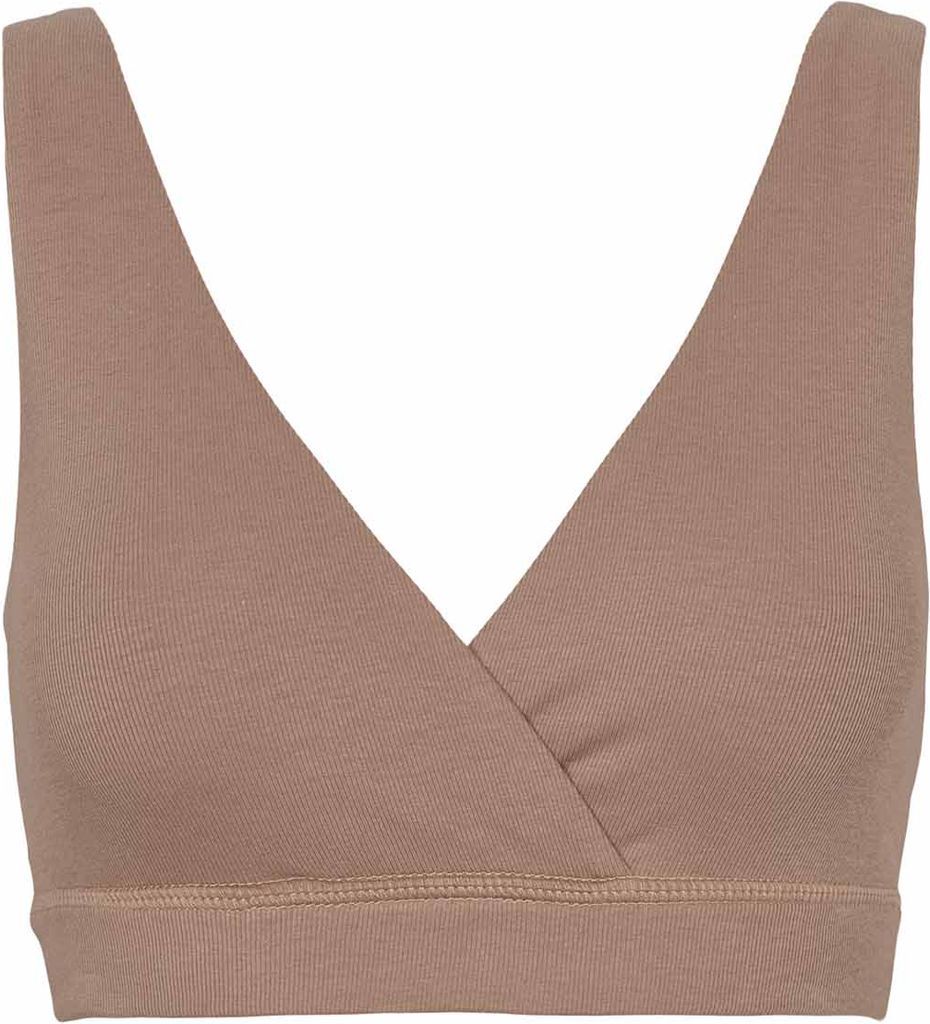 Trekant amme top/BH - Walnut - L
