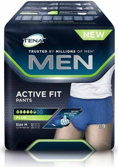 TENA Men Active Fit Pants M 9-pak