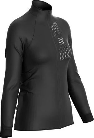 Compressport women hurricane windproof jacket schwarz