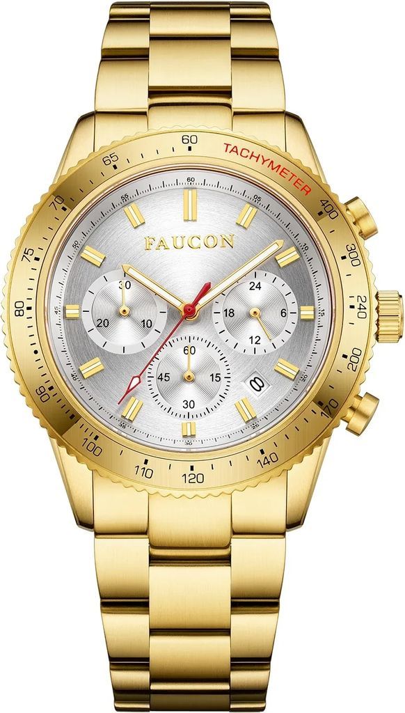 Faucon Speedtimer F10061 Quartz Mineralglass