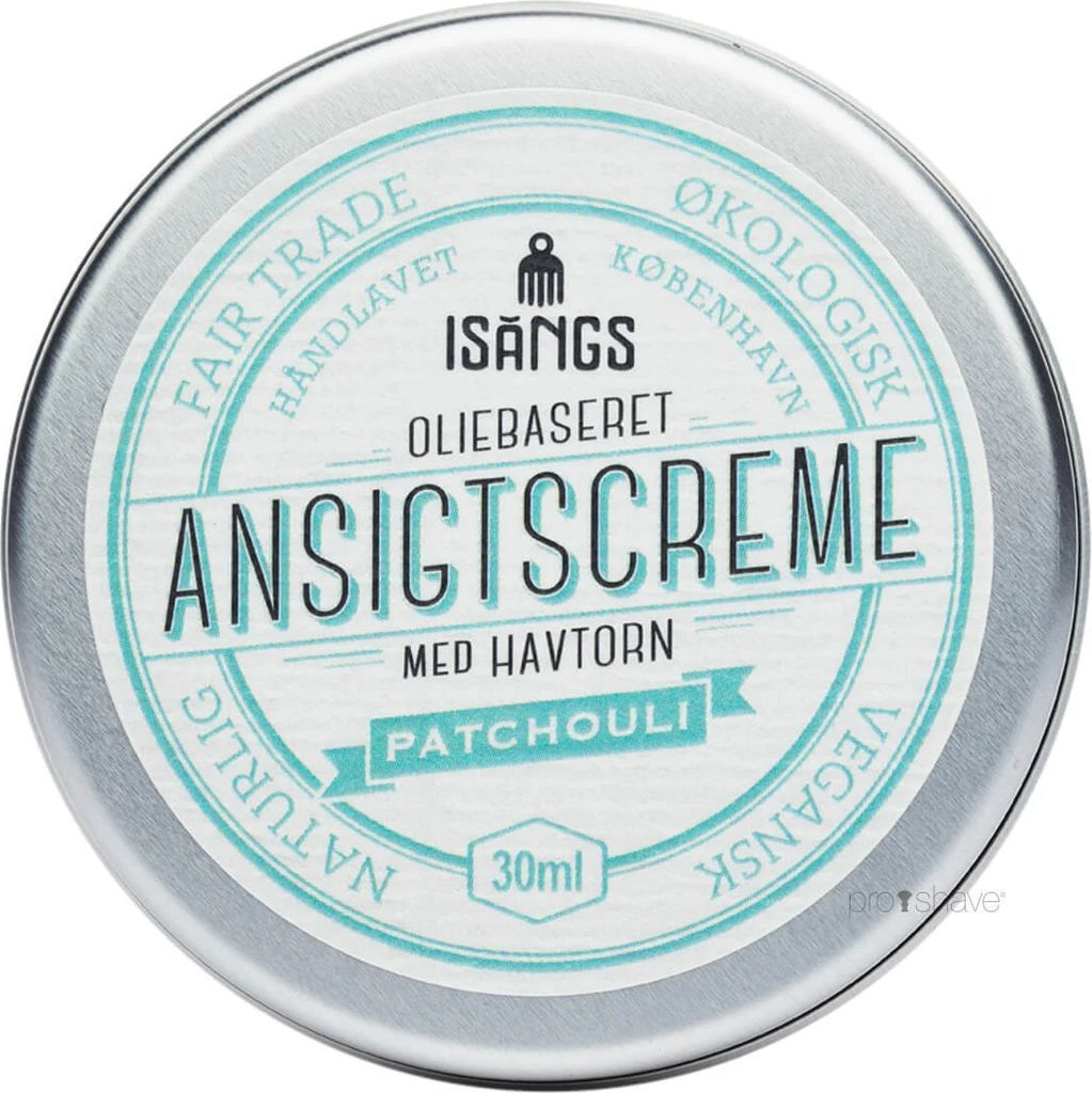 Isangs Ansigtscreme med Havtorn Patchouli 30ml