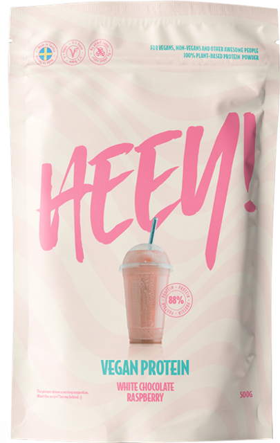 Heey! Vegan Protein White Chocolate Raspberry 500 g