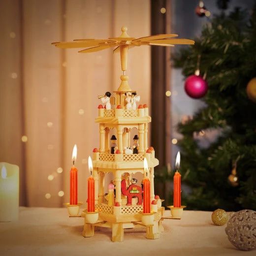 Deuba Roterbar Brunt træ 1 fod Julepynt