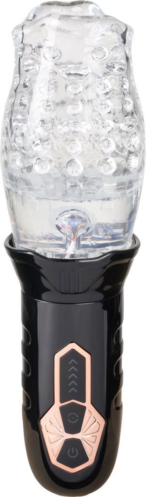Rimba Toys Orgastobator 01 Male Masturbator Black & Transparent