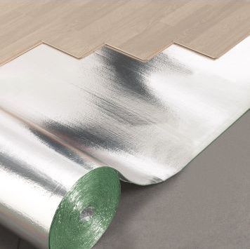 alloc excellence+ gulvunderlag 2,5 mm 10 m² med dampspærre