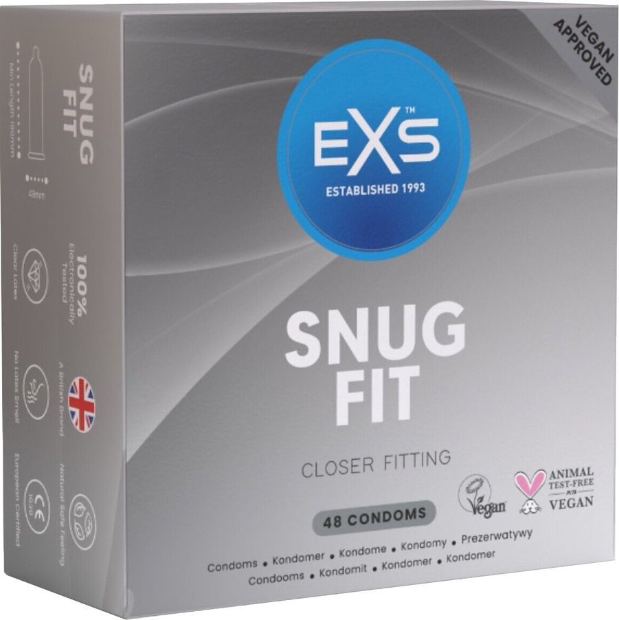 EXS Snug Fit Kondomer 48 stk. Klar