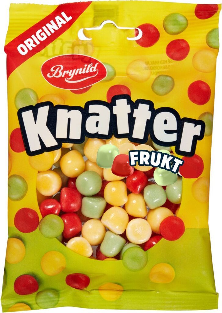 Brynild Knatter Fruits 80 gram (Fruktsmak)