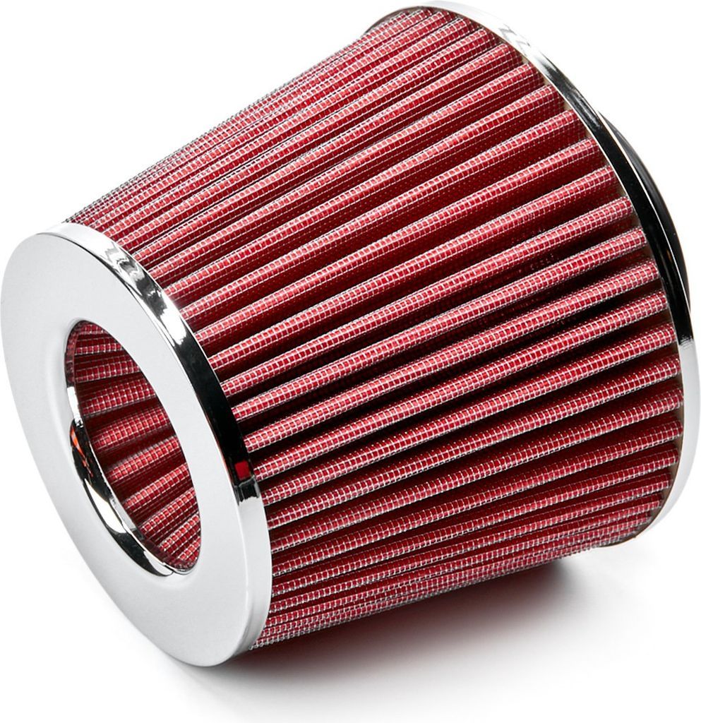 Amio Kegleformet Luftfilter Rød Krom AMIO-01282