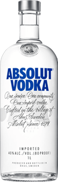 Absolut Blue Vodka 40% 100 cl