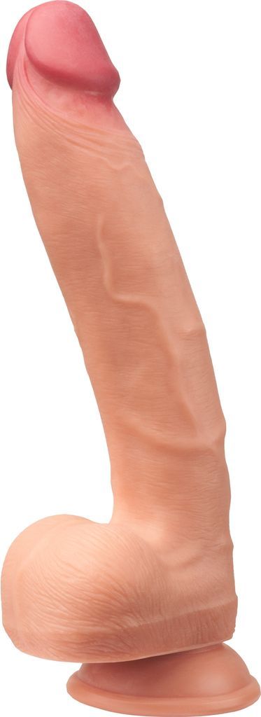 lovetoy dual-layered silikone nature cock dildo 32 cm