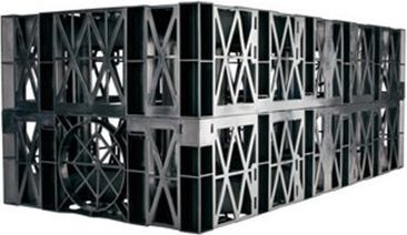 wavin aquacell lite regnvandskassette 192 liter 400 x 500 x 1000 mm  100 % genbrugsplast