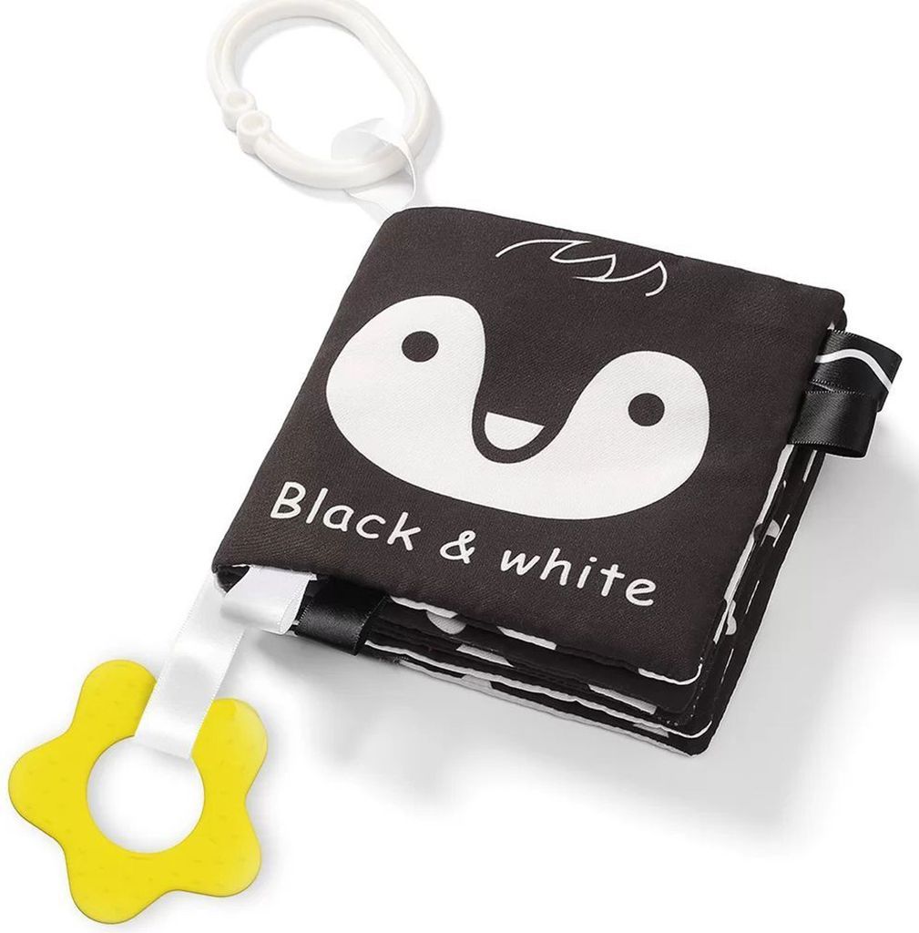 BabyOno Have Fun Black&White med kontrastfarver til læring 1 stk