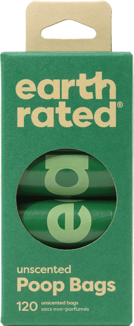 Earth Rated Unscented Poop Bags on Refill Rolls 8-pack